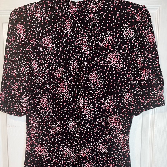 Floral High Neck Skater Dress 14 - Picture 5 of 5